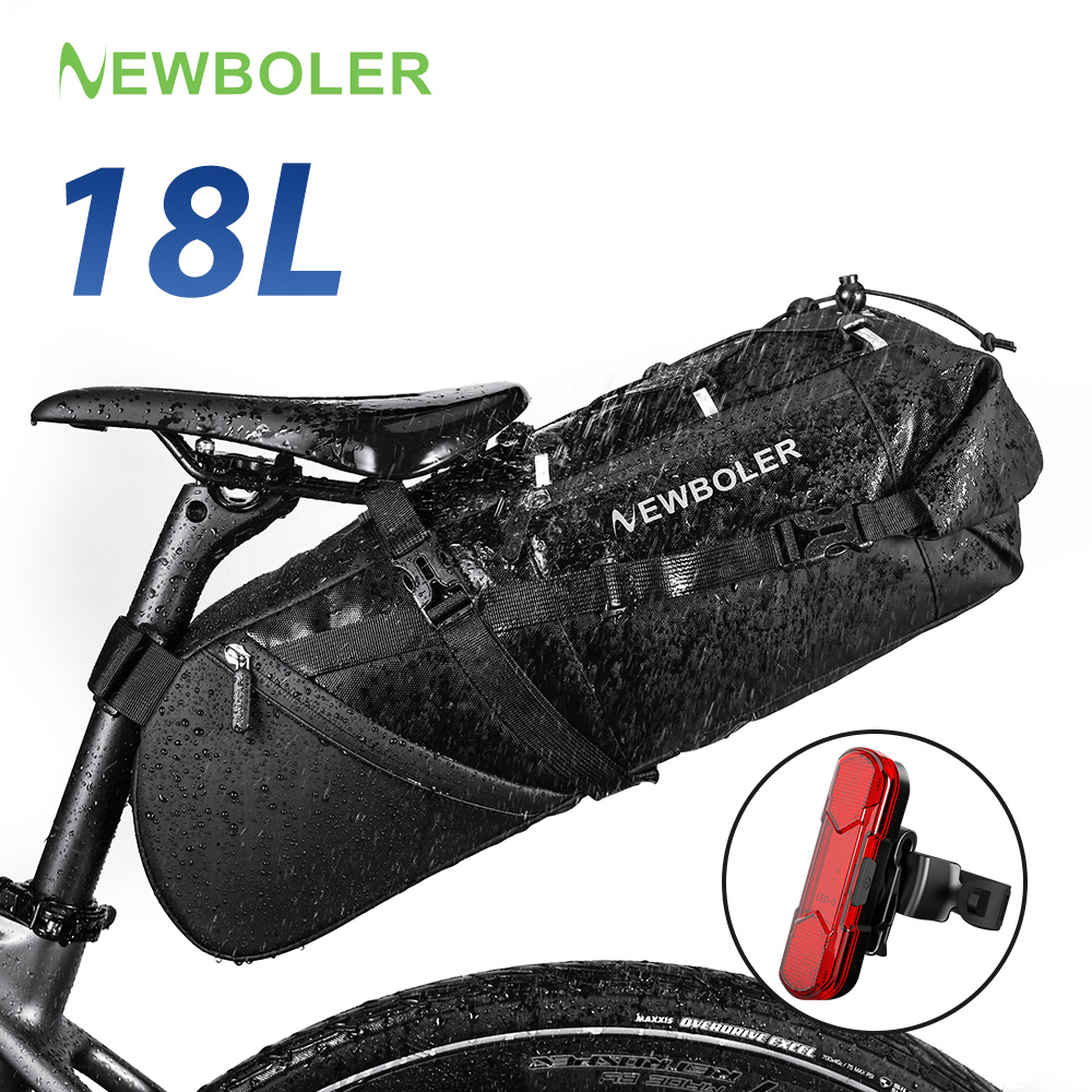 Cycling Gear Storage - NEWBOLER 18L Fahrrad-Satteltasche, wasserdicht, für MTB,