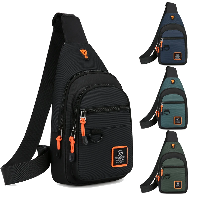 Cycling Gear Travel Bag - NEUE Herren-Brusttasche, Freizeit-Outdoor-Wandertasche, Fahrradtasche, Wasserdichte Sport-Umhängetasche,