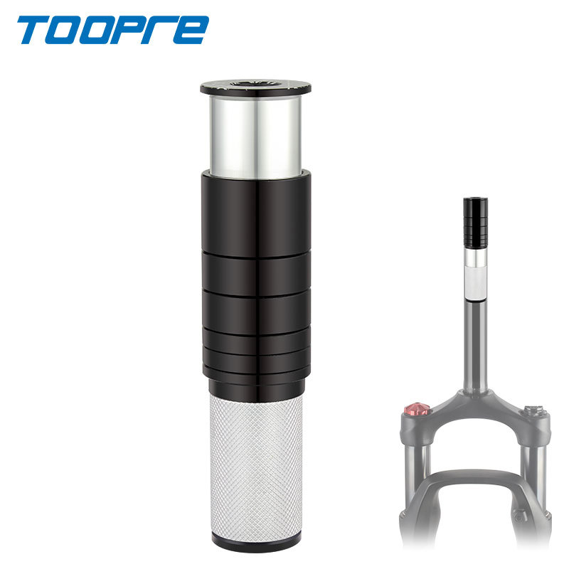 Bike Stem Riser - TOOPRE Fahrrad-Gabelvorbau-Verlängerung aus Aluminiumlegierung, Höhe, Abstandshalter,