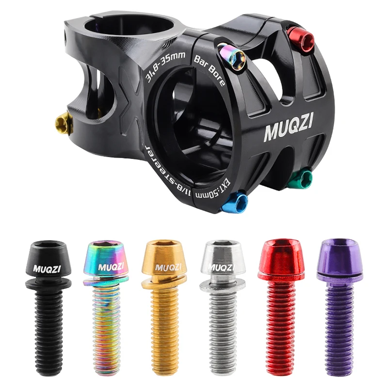 Muqzi 6 stücke Vorbau schraube – Bike Stem Riser Bewertung und Preis