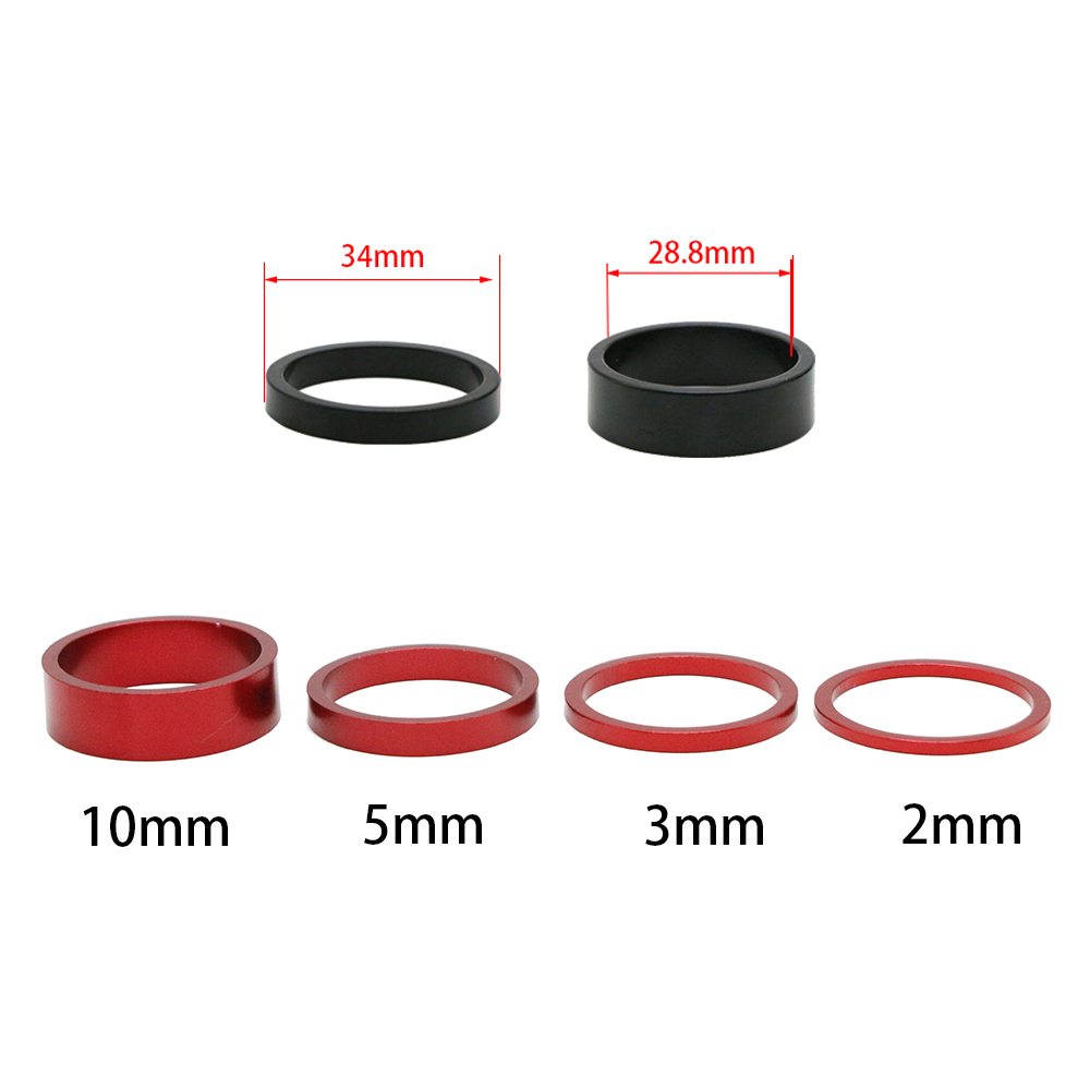 6 Teile/satz 10mm MTB Rennrad  – Bike Stem Riser Bewertung und Preis